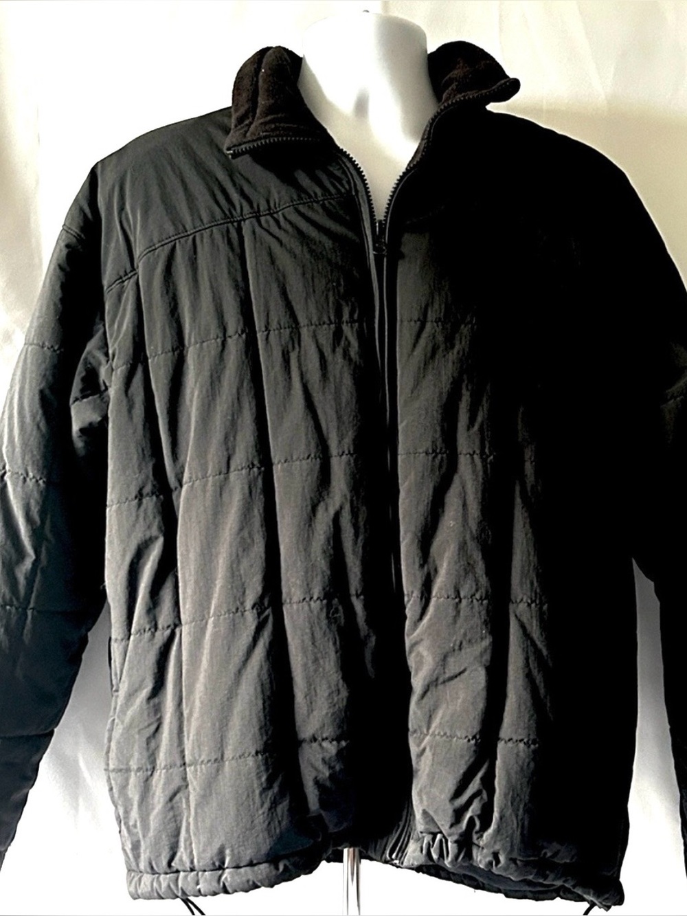 Columbia Sportswear Men’s Large Solid Black Puffer Interchange Jacket